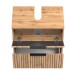 Waschbeckenunterschrank >Nizza< in Wotaneiche-Dekor - 60x54x35cm (BxHxT)