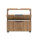 Waschbeckenunterschrank >Nizza< in Wotaneiche-Dekor - 60x54x35cm (BxHxT)
