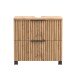 Waschbeckenunterschrank >Nizza< in Wotaneiche-Dekor - 60x54x35cm (BxHxT)