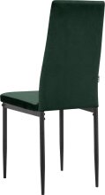 Esszimmerstuhl >Maia< (2er-Set) in Grün, Samt/Metall - 42x98x53cm (BxHxT)