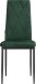 Esszimmerstuhl >Maia< (2er-Set) in Grün, Samt/Metall - 42x98x53cm (BxHxT)