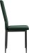 Esszimmerstuhl >Maia< (2er-Set) in Grün, Samt/Metall - 42x98x53cm (BxHxT)