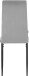 Esszimmerstuhl >Maia< (2er-Set) in Grau, Samt/Metall - 42x98x53cm (BxHxT)
