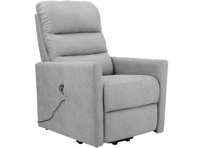 Relaxsessel >Pål< in Grau, TEC-Gewebe - 75x107x94cm (BxHxT)