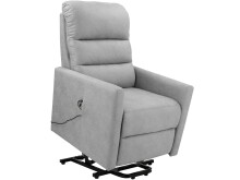 Relaxsessel >Pål< in Grau, TEC-Gewebe - 75x107x94cm (BxHxT)