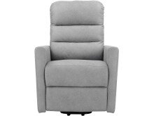 Relaxsessel >Pål< in Grau, TEC-Gewebe - 75x107x94cm (BxHxT)