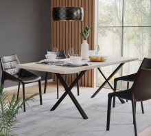 Esstischplatte >TABLES< in Sonoma Eiche - 140x3,8x90cm (BxHxT)