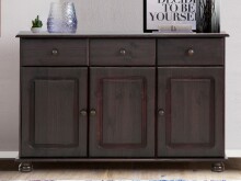 Kombikommode >Åke< in Braun, Kiefer - 118x76x35cm (BxHxT)