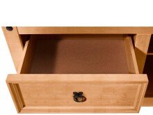 TV-Board >Hallfrid< 2 Schubladen, 2 Fächer, in Kiefer natur - 120x57x50cm (BxHxT)