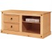 TV-Board >Hallfrid< 2 Schubladen, 2 Fächer, in Kiefer natur - 120x57x50cm (BxHxT)