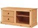 TV-Board >Hallfrid< 2 Schubladen, 2 Fächer, in Kiefer natur - 120x57x50cm (BxHxT)