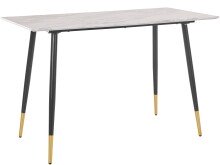 Küchentisch >Hårek< schwarz / gold,...
