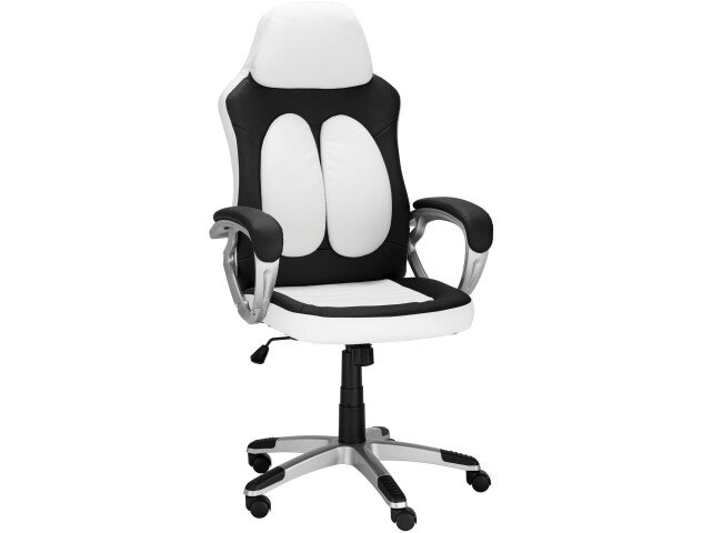 Bürostuhl >Gullik< in Schwarz, PU - 68x131x66cm (BxHxT)