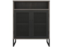 Kommode >Bernhard< in Grau - 61x76x30cm (BxHxT)