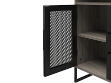 Kommode >Bernhard< in Grau - 61x76x30cm (BxHxT)