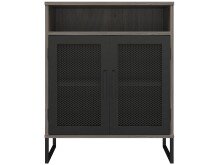 Kommode >Bernhard< in Grau - 61x76x30cm (BxHxT)