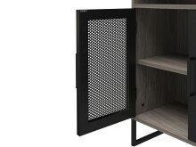 Kommode >Bernhard< in Grau - 61x76x30cm (BxHxT)