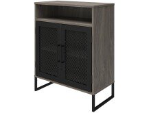 Kommode >Bernhard< in Grau - 61x76x30cm (BxHxT)