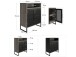 Kommode >Bernhard< in Grau - 61x76x30cm (BxHxT)
