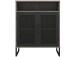Kommode >Bernhard< in Grau - 61x76x30cm (BxHxT)