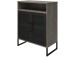 Kommode >Bernhard< in Grau - 61x76x30cm (BxHxT)