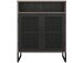Kommode >Bernhard< in Grau - 61x76x30cm (BxHxT)