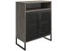Kommode >Bernhard< in Grau - 61x76x30cm (BxHxT)