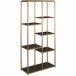 Bücherregal >Ulva< in Braun - 86x180x36 (BxHxT)