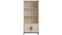 Bücherregal >Rikard< in Weiß, Kiefer - 82x180x39cm (BxHxT)