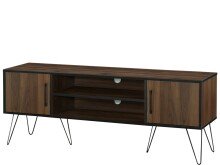 Sideboard >Sissel< in Braun, MDF/Folie/Metall -...