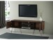 Sideboard >Sissel< in Braun, MDF/Folie/Metall - 150x57x40cm (BxHxT)