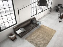 Teppich >Aperitif< in Beige / Braun - 170x120 (LxB)