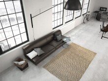 Teppich >Aperitif< in Beige / Braun - 170x120 (LxB)