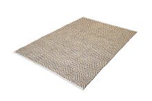 Teppich >Aperitif< in Beige / Braun - 170x120 (LxB)