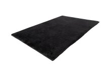 Badematte >Rabbit Light< in Dunkelgrau, 100% Polyester - 60x40cm (LxB)