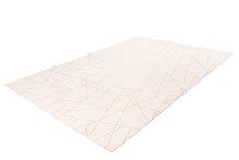 Teppich >Bijou< in Creme / Gold, 100% Polyester - 170x120cm (LxB)