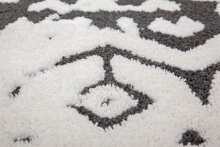 Teppich >Agadir< in Weiß / Schwarz - 230x160 (LxB)
