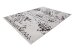 Teppich >Agadir< in Weiß / Schwarz - 150x80 (LxB)