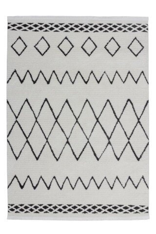 Teppich >Agadir< in Schwarz, 70% Polypropylen / 30% Polyester - 230x160cm (LxB)