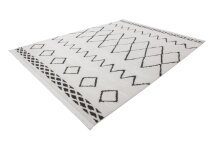 Teppich >Agadir< in Schwarz, 70% Polypropylen / 30% Polyester - 290x200cm (LxB)