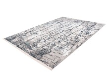 Teppich >Akropolis< in Grau / Blau, 100% Polyester - 230x160cm (LxB)