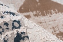 Teppich >Akropolis< in Grau / Blau, 100% Polyester - 150x80cm (LxB)