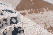 Teppich >Akropolis< in Grau / Blau, 100% Polyester - 150x80cm (LxB)