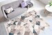 Teppich >Akropolis< in Grau / Blau, 100% Polyester - 150x80cm (LxB)