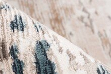 Teppich >Akropolis< in Grau / Blau, 100% Polyester - 300x200cm (LxB)
