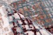 Teppich >Akropolis< in Grau / Lachsrosa, 100% Polyester - 150x80cm (LxB)