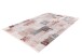 Teppich >Akropolis< in Grau / Lachsrosa, 100% Polyester - 150x80cm (LxB)