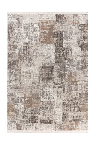 Teppich >Akropolis< in Grau / Silber, 100% Polyester - 180x120cm (LxB)