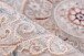 Teppich >Akropolis< in Grau / Lachsrosa, 100% Polyester - 150x80cm (LxB)