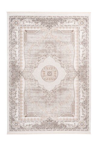 Teppich >Akropolis< in Grau / Silber, 100% Polyester - 180x120cm (LxB)
